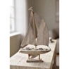 The Mia Retro Marin Ahşap Yelkenli Tekne Biblo 43 Cm