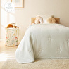 Ocean Home Textile %100 Pamuk Penye Mavi Yıldız Nakışlı Çocuk Tek Kişilik Çok Amaçlı Örtü 155 X 215 Cm