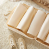 Ocean Home Textile 2'li Bej Balıksırtı Ayakkabı Taşıma Seyahat Çantası Seti 36 X 41 X 20 Cm