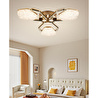 Apliqa Matiz 3'lü Gold 48 Watt Plafonyer 3 Renkli Led Avize