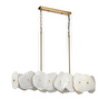 Apliqa Harlow Sıralı 48 Watt Gold Ledli Avize
