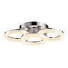 Apliqa Gomez 3'lü Krom 96 Watt Plafonyer 3 Renkli Led Avize