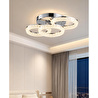 Apliqa Gomez 3'lü Krom 96 Watt Plafonyer 3 Renkli Led Avize
