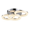 Apliqa Gomez 3'lü Krom 96 Watt Plafonyer 3 Renkli Led Avize
