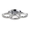 Apliqa Gomez 3'lü Krom 96 Watt Plafonyer 3 Renkli Led Avize
