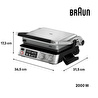 Braun Multigrill 7 Cg7044 Izgaratost