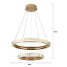 Apliqa Luca 2 Katli Gold Ledli̇ Avi̇ze