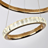 Apliqa Luca 2 Katli Gold Ledli̇ Avi̇ze