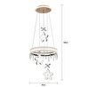Apliqa Orfeo 3'lü Gold Led Avi̇ze