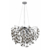 Apliqa Masal 60'lık Yuvarlak Krom Kristal Taşlı Modern, Oturma Odası, Salon Avize