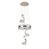 Apliqa Liliana 3'lü Gold Led Avi̇ze