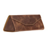 Bloominbag Prisma Espresso Brown Deri Gözlük Kılıfı – Mıknatıslı Üçgen Tasarım