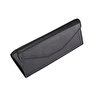 Bloominbag Prisma Noir Black Deri Gözlük Kılıfı – Mıknatıslı Üçgen Tasarım