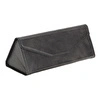 Bloominbag Prisma Charcoal Graphite Deri Gözlük Kılıfı – Mıknatıslı Üçgen Tasarım