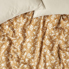 Bella Maison Heather Pamuklu Tek Kişilik Baskılı Pike Hardal (150x220 Cm)
