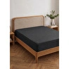 Bella Maison Premium Tencel King Size Lastikli Saten Çarşaf Antrasit (180x200x35 Cm)