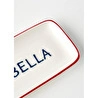 Bella Maison Line Dikdörtgen Porselen Sunum Tabağı Kırmızı (22x10 Cm) Kırmızı