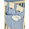 Bella Maison %100 Pamuk Marine Beşik Organizer (30x40 Cm) Çok Renkli