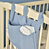 Bella Maison %100 Pamuk Marine Beşik Organizer (30x40 Cm) Çok Renkli