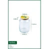 Bambum Zone Cam Saklama Kabı Limon Desenli Sarı 800ml