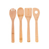 Bambum Ravili - 4'lü Servis Maşa Spatula Kaşık Seti