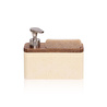The Mia Travertine Süngerli Sıvı Sabunluk Krem 420 Ml