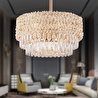 Apliqa Liana 50 Lik Gold Kaplamalı Modern Tasarım Salon Kristal Sarkıt Avize