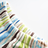 Green Black Stripe Green Kadın Havlu Şortlu Takım %100 Pamuk Renkli Standart