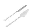 The Mia Bianco Pasta Servis Takımı Gümüş 2 Parça Ckb0249