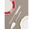 The Mia Bianco Pasta Servis Takımı Gümüş 2 Parça Ckb0249