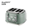 Berghoff Gem Retro Mint Yeşil Dört Dilim Ekmek Kızartma Makinesi