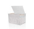 The Mia Cesta Hasır Organizer Sepet Beyaz 57x36x37 Cm