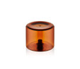 The Mia Yuvarlak Tuzluk Biberlik 2li Set Amber 6x5 Cm