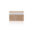 The Mia Cesta Hasır Organizer Sepet Naturel 52x30x32 Cm