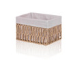 The Mia Cesta Hasır Organizer Sepet Naturel 30x22x19 Cm