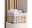 The Mia Braid Hasır Organizer Sepet Naturel 30x22x19 Cm