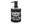 The Mia Rattan Sıvı Sabunluk Siyah 330 Ml