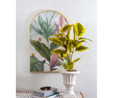 The Mia Ficus Altissima Yapay Ağaç Sarı Yeşil 3 Dal 120 Cm