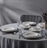Jumbo Lily 24 Parça 6 Kişilik Bone Yemek Takımı