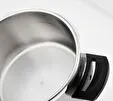 Jumbo Procook 6 Litre Siyah Açık Gri Paslanmaz Çelik Düdüklü Tencere