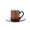 Jumbo Art Deco 2'li Kahve Fincan Takımı (Brj06)