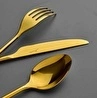 Jumbo 1001 Titanyum Gold 12 Kişilik 84 Parça Çatal Kaşık Bıçak Takımı