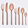 Jumbo 1001 Titanyum Bronz 12 Kişilik 84 Parça Çatal Kaşık Bıçak Takımı