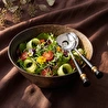 Jumbo Black 2 Parça Salata Servis Seti
