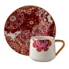 Jumbo Red Lace 2 Kişilik Kahve Fincan Takımı