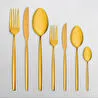Jumbo 5900 Infinity Titanyum Gold 12 Kişilik 84 Parça Çatal Kaşık Bıçak Takımı