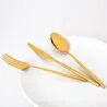 Jumbo 5900 Infinity Titanyum Gold 12 Kişilik 84 Parça Çatal Kaşık Bıçak Takımı