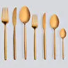 Jumbo 5900 Infinity Titanyum Bronz 12 Kişilik 84 Parça Çatal Kaşık Bıçak Takımı