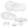 Jumbo Bright Platin 60 Parça 12 Kişilik Yemek Takımı
