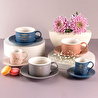 Jumbo Joy Grey Çay Fincan Takımı